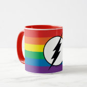 Mug Le logo Flash Rainbow (Devant gauche)