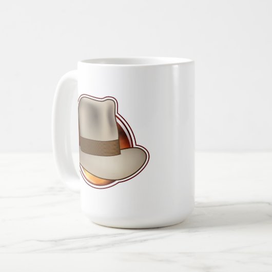 Mug Le logo rouge de Fedora (Devant gauche)