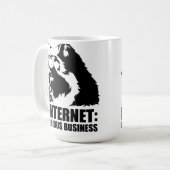 Mug le lolcat l'Internet est des affaires sérieuses (Devant gauche)