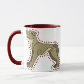 Mug Le loup celtique (Gauche)