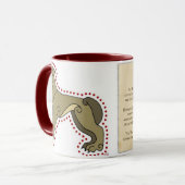 Mug Le loup celtique (Devant gauche)