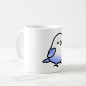 Mug Le Lovebird bleu de Chubby Fischer (Devant gauche)