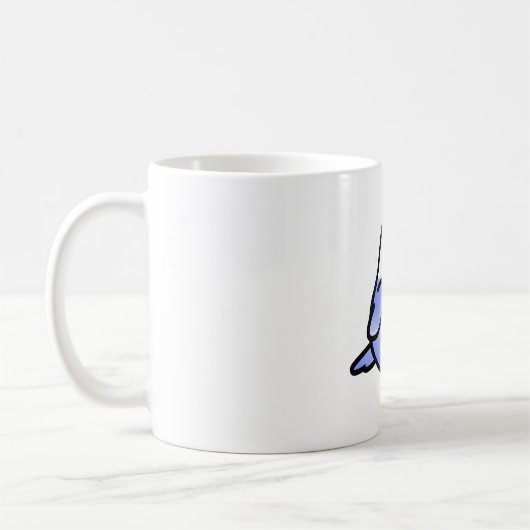 Mug Le Lovebird bleu de Chubby Fischer (Gauche)