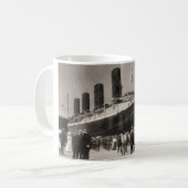 Mug Le Lusitania arrive New York City 1907 (Devant gauche)