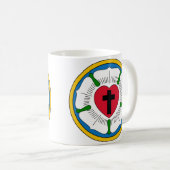 Mug Le Lutheranism Martin Luther de rose de Luther (Devant droit)