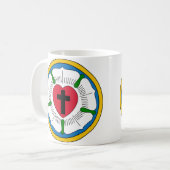 Mug Le Lutheranism Martin Luther de rose de Luther (Devant gauche)