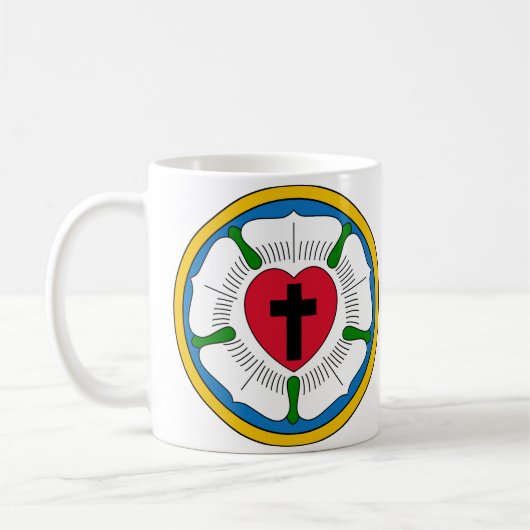 Mug Le Lutheranism Martin Luther de rose de Luther (Gauche)