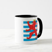 Mug Le Luxembourg attaquent - le drapeau civil (Devant droit)