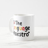 Mug Le Maestro de Langue (Devant gauche)