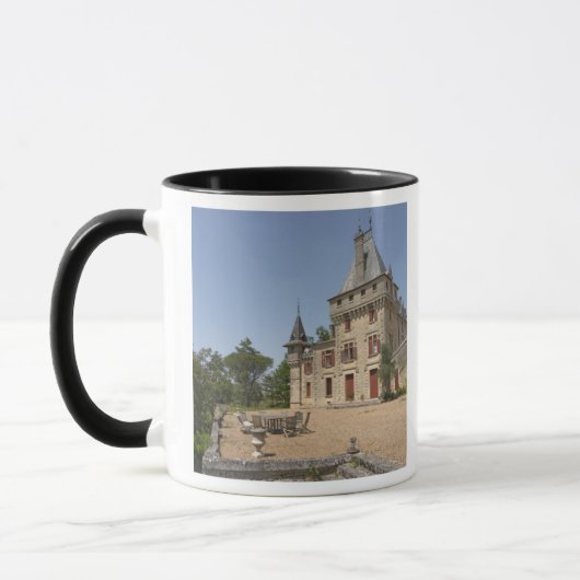 Mug Le magnifique château de Pressac et le jardin (Gauche)