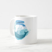 Mug Le magnifique thème de l'aventure océanique (Devant gauche)