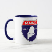 Mug Le Maine personnalisé J'anniversaire 200 (Gauche)