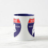 Mug Le Maine personnalisé J'anniversaire 200 (Centre)