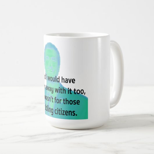 Mug Le maire parle (Devant droit)