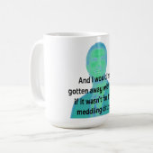 Mug Le maire parle (Devant gauche)