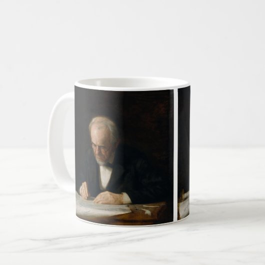Mug Le maître d'écriture de Thomas Eakins (Devant gauche)