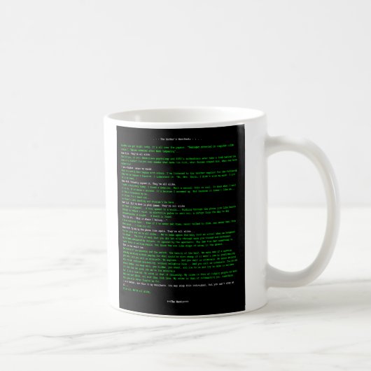 Mug Le Manifeste du pirate (Droite)