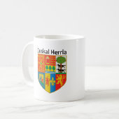 Mug Le manteau de pays (Euskal Herria) des bras (Devant gauche)