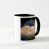 Mug Le marbre bleu Nouvelle génération Terre 3 (Devant droit)