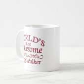 Mug Le marcheur du chien le plus impressionnant du (Devant gauche)