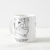 Mug Le mari a gagné sa femme en jouant aux cartes (Devant gauche)