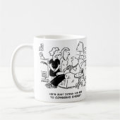 Mug Le mari dort pour économiser l'énergie (Gauche)