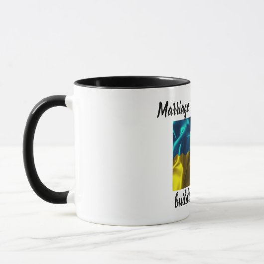 Mug Le mariage à un Ukrainien établit le caractère (Gauche)