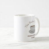 Mug Le Mariage De Café Parfait Favorisé (Devant droit)