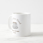 Mug Le Mariage De Café Parfait Favorisé (Devant gauche)