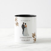 Mug Le mariage de M. & Mme (Centre)
