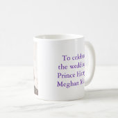Mug Le mariage de prince Harry à Meghan Markle. (Devant droit)