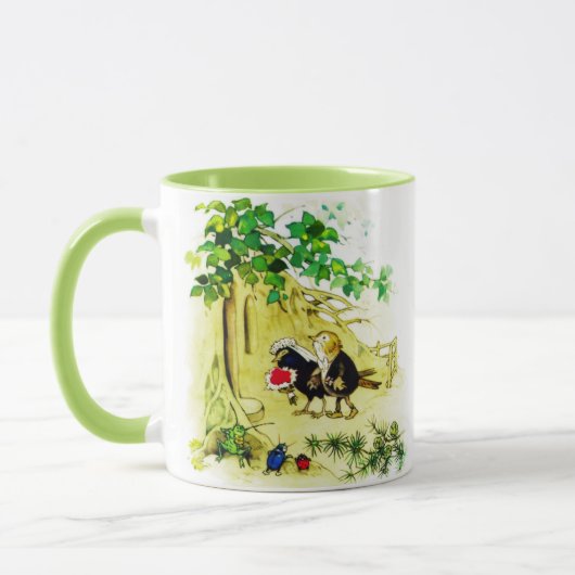 Mug Le mariage d'oiseau (Gauche)