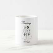 Mug Le mariage est totalement gai - les couples (Centre)