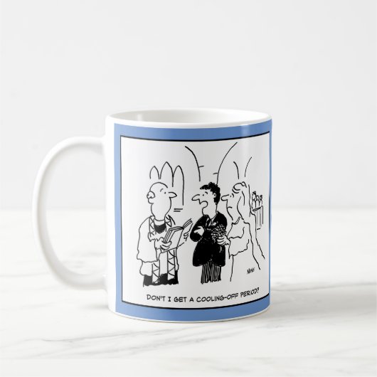 Mug Le marié demande s'il a une période de refroidisse (Gauche)