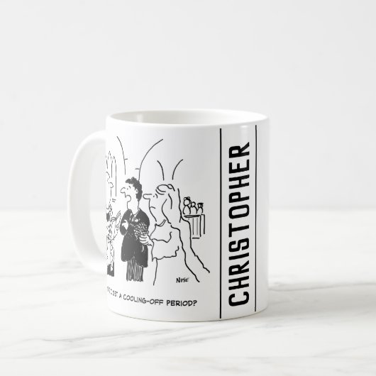 Mug Le marié veut une période de refroidissement (Devant gauche)
