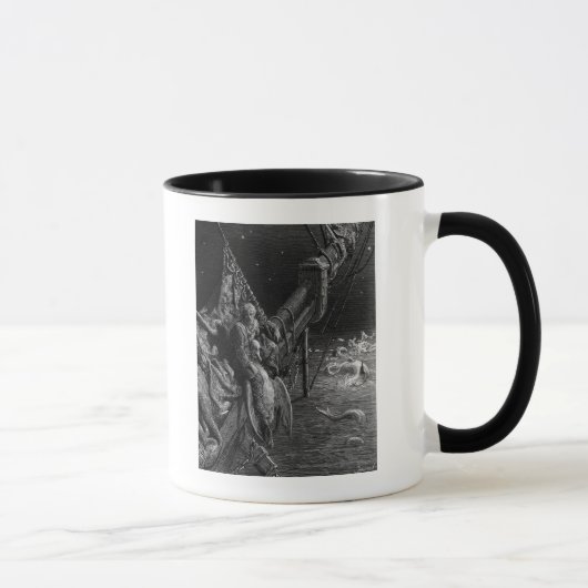 Mug Le marin regarde fixement sur les serpents dans (Droite)