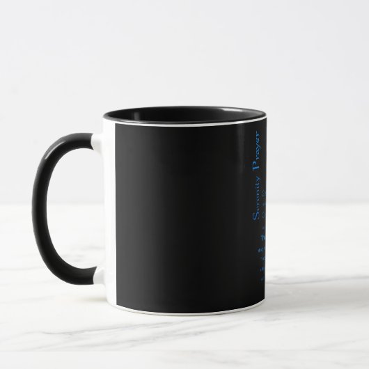 Mug Le marteau de prière de sérénité (Gauche)