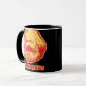 Mug Le marxisme est paresseux (Devant gauche)