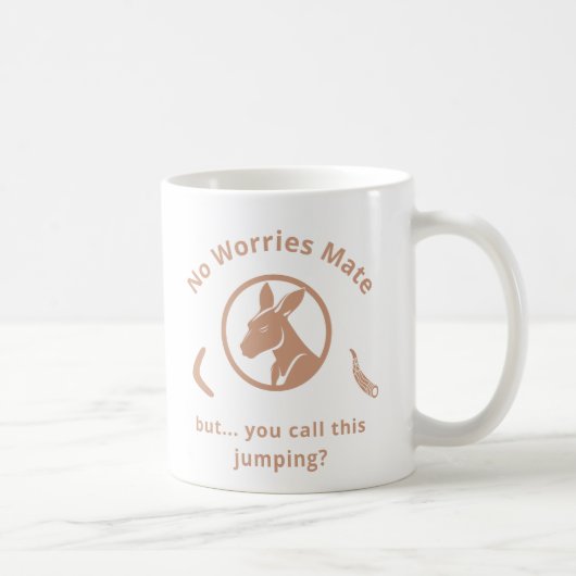 Mug Le maté de No worrie... (Droite)
