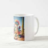 Mug "Le matin : Dino Mug" (Devant droit)