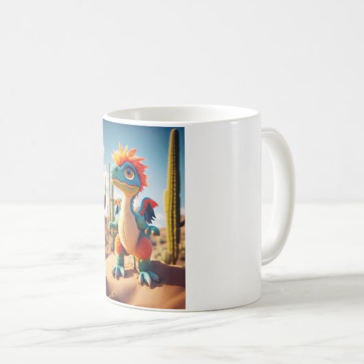 Mug "Le matin : Dino Mug" (Devant droit)