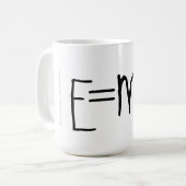 Mug L'E=mc2 d'Albert Einstein (Devant gauche)