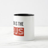 Mug Le média est le virus (Centre)