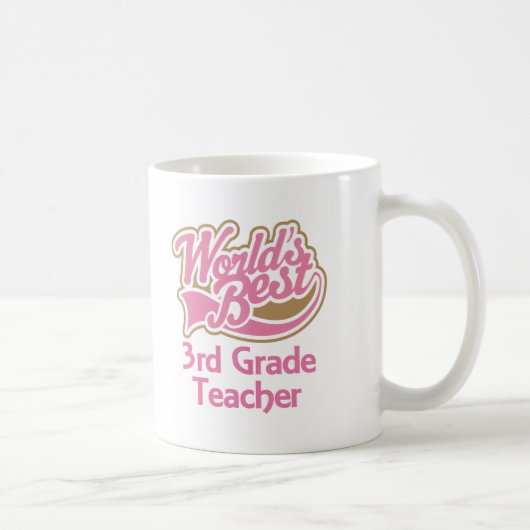 Mug Le meilleur 3ème professeur de catégorie des (Droite)