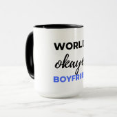 Mug Le meilleur ami noir du monde (Devant gauche)