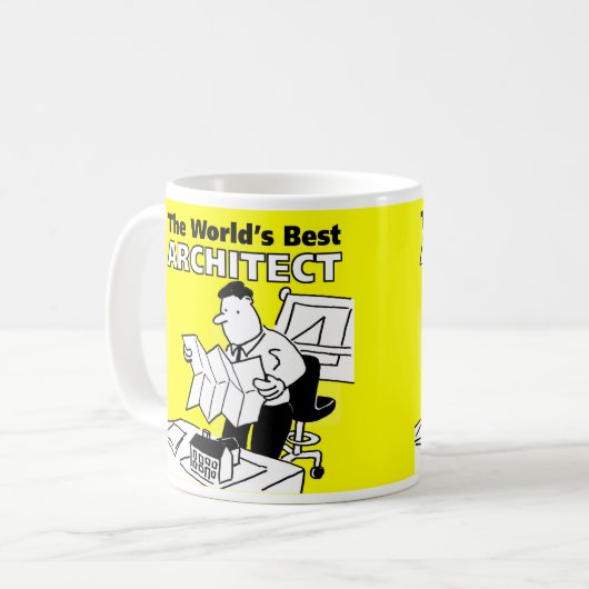 Mug Le meilleur architecte du monde (Devant gauche)