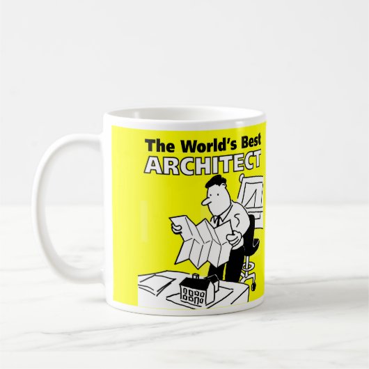 Mug Le meilleur architecte du monde (Gauche)