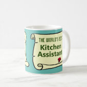 Mug Le meilleur assistant cuisine du monde (Devant droit)