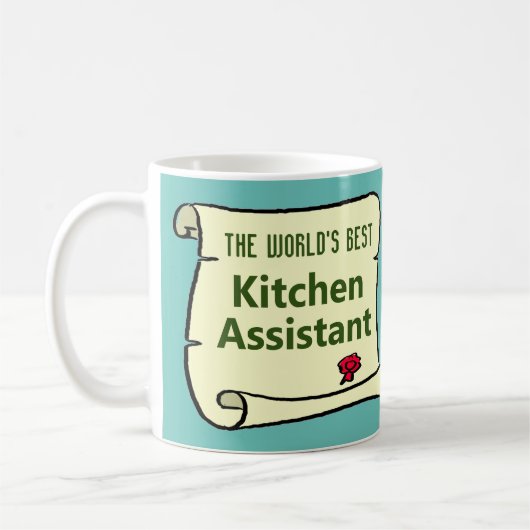 Mug Le meilleur assistant cuisine du monde (Gauche)