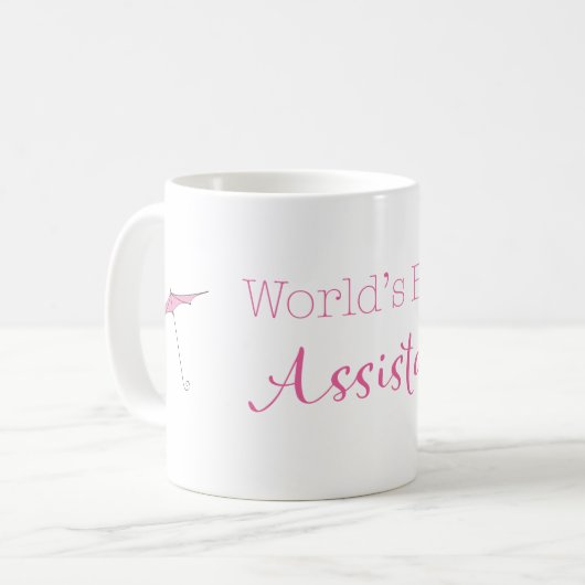 Mug Le meilleur assistant du monde (Devant gauche)